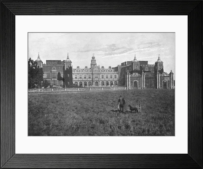 Framed Print : Hatfield House, South front, c1900. Artist: GW Wilson and Company Framed Print : Hatfield House, South front, c1900. Artist: GW Wilson and Company