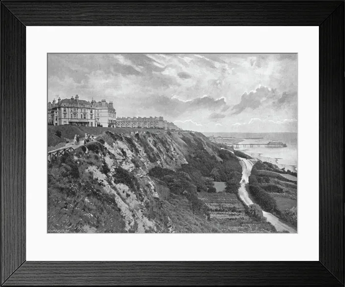 Framed Print : Folkestone: The Lees, c1900. Artist: Lambert Weston & Son Framed Print : Folkestone: The Lees, c1900. Artist: Lambert Weston & Son