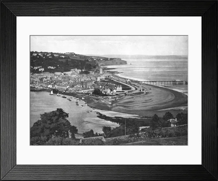 Framed Print : Teignmouth, c1900. Artist: George Denney Framed Print : Teignmouth, c1900. Artist: George Denney