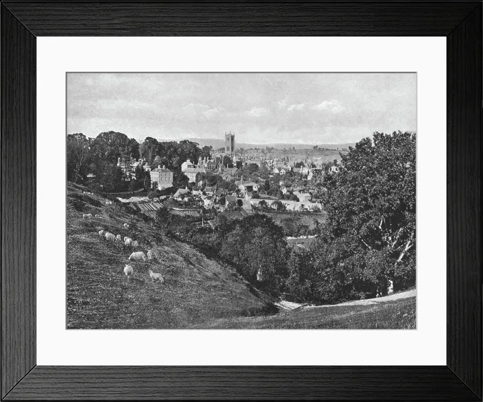 Framed Print : Ludlow, c1900. Artist: T Jones & Son Framed Print : Ludlow, c1900. Artist: T Jones & Son