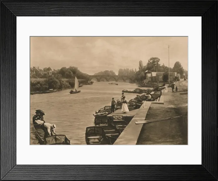 Framed Print : The Thames at Maidenhead, 1902 Framed Print : The Thames at Maidenhead, 1902