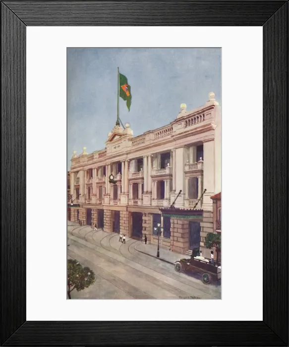 Framed Print : Administration Offices of the Rio Tramway, Light and Power Company, 1914 Framed Print : Administration Offices of the Rio Tramway, Light and Power Company, 1914