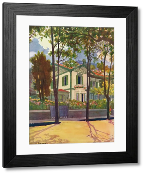 Framed Print : Residence of Mr. Frank H. Walter, Petropolis, 1914 Framed Print : Residence of Mr. Frank H. Walter, Petropolis, 1914