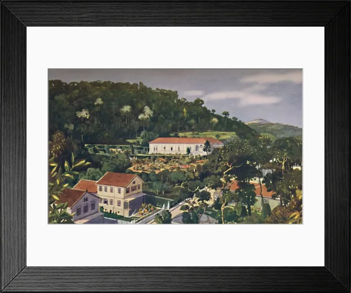 Framed Print : His Britannic Majestys Legation, Petropolis, 1914 Framed Print : His Britannic Majestys Legation, Petropolis, 1914
