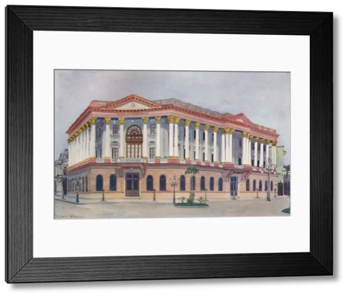 Framed Print : Caixa de Amortizacao (Avenida Rio Branco), 1914 Framed Print : Caixa de Amortizacao (Avenida Rio Branco), 1914