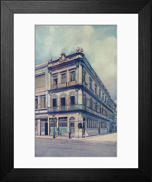 Framed Print : The British Bank of South America, Limited, 1914 Framed Print : The British Bank of South America, Limited, 1914