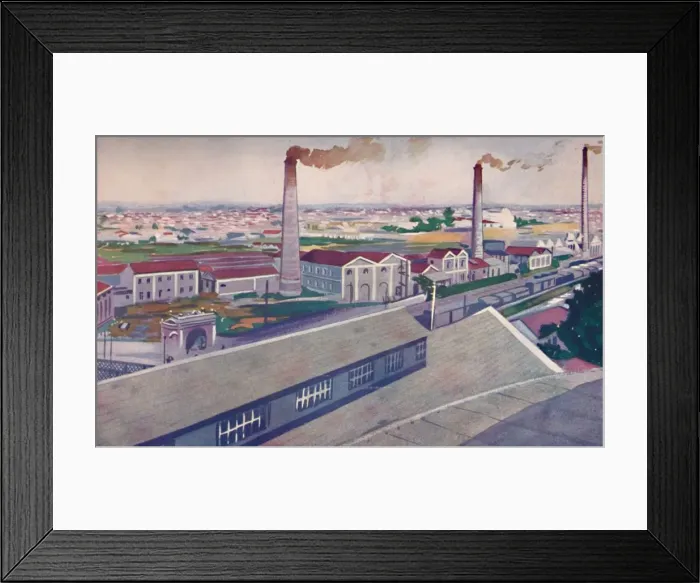 Framed Print : The Jute Mills of the Cia. Nacional de Tecidos de Juta, 1914 Framed Print : The Jute Mills of the Cia. Nacional de Tecidos de Juta, 1914