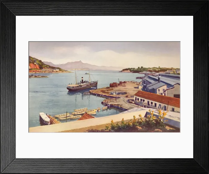 Framed Print : Workshops of the Lloyd Brasileiro Steamship Company, 1914 Framed Print : Workshops of the Lloyd Brasileiro Steamship Company, 1914