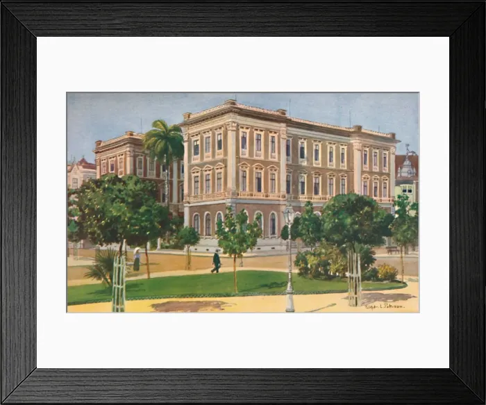 Framed Print : Ministry of Traffic and Public Works (Vicao e Obras Publicas). 1914 Framed Print : Ministry of Traffic and Public Works (Vicao e Obras Publicas). 1914