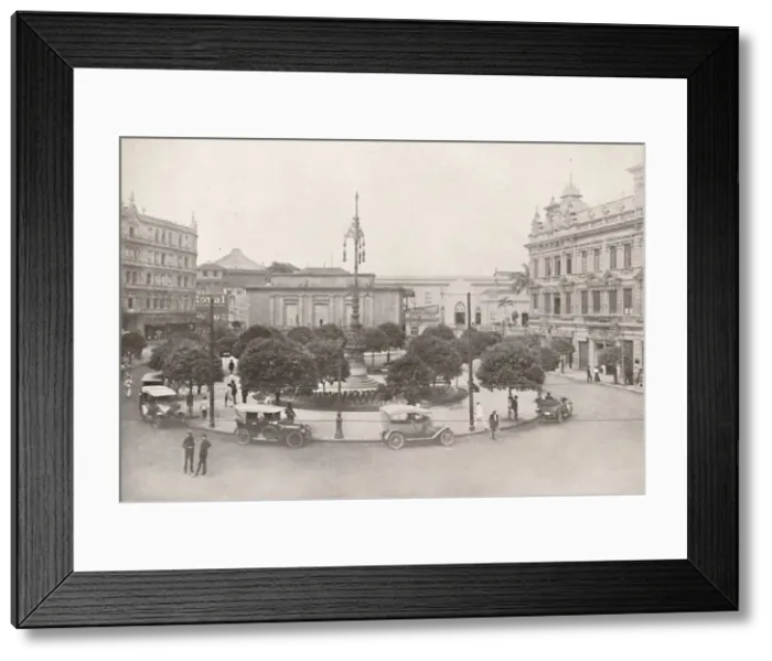 Framed Print : Carioca Square, 1914 Framed Print : Carioca Square, 1914