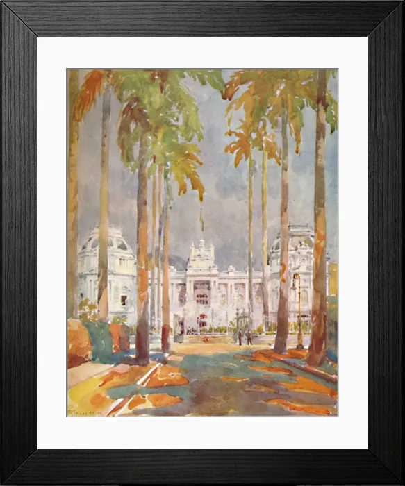 Framed Print : Guanabara Palace. - Residence of President Marshal Hermes da Fonseca, 1914