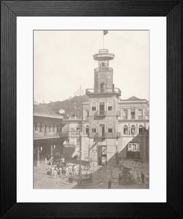 Framed Print : The Fire Brigade Head-quartes, 1914