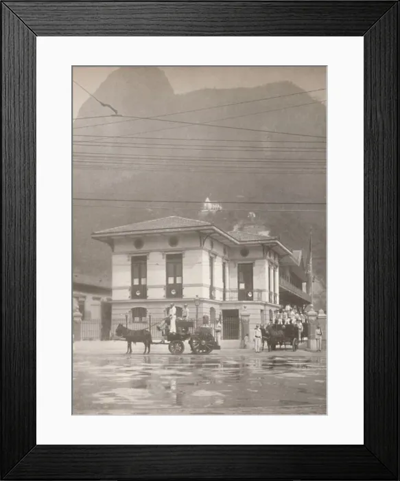 Framed Print : The Humaita District Fire Station, 1914 Framed Print : The Humaita District Fire Station, 1914