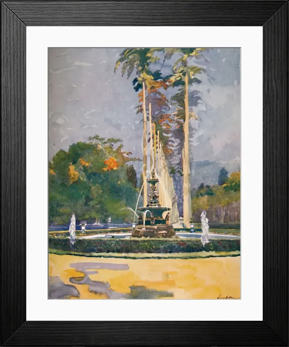 Framed Print : A portion of the Avenue of Royal Palms, Botanical Gardens, 1914 Framed Print : A portion of the Avenue of Royal Palms, Botanical Gardens, 1914