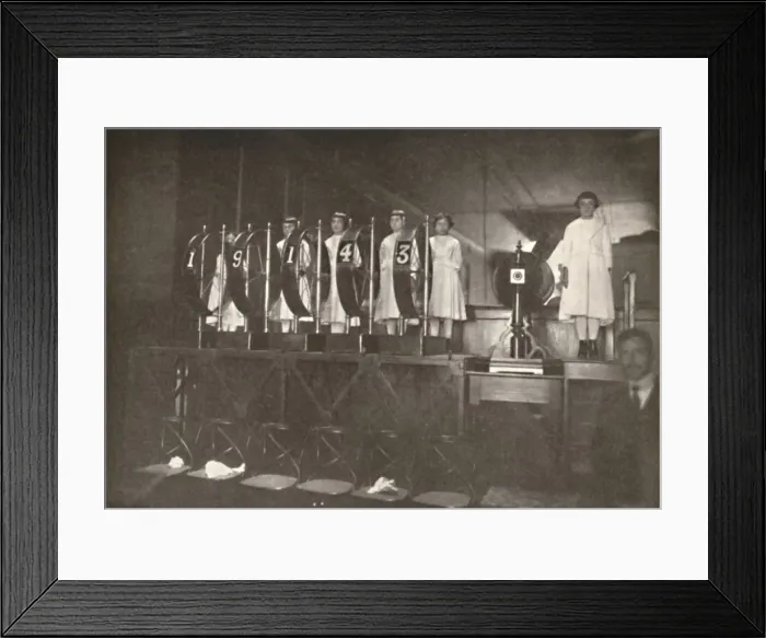 Framed Print : A lucky number for my readers. How the Rio Daily State Lottery is drawn, 1914 Framed Print : A lucky number for my readers. How the Rio Daily State Lottery is drawn, 1914