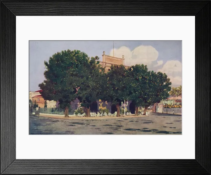 Framed Print : The Hotel dos Estrangeiros. Frequented by the Official World of Rio and distinguished Foreigners Framed Print : The Hotel dos Estrangeiros. Frequented by the Official World of Rio and distinguished Foreigners