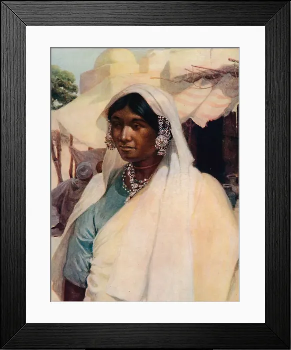 Framed Print : An Indian Woman, 1913. Artist: Norman H Hardy Framed Print : An Indian Woman, 1913. Artist: Norman H Hardy