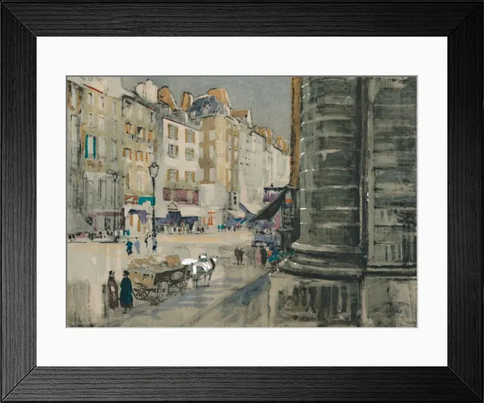 Framed Print : The Revolutions own street of Saint-Antoine, c1927, (1927). Artist: Henry Franks Waring Framed Print : The Revolutions own street of Saint-Antoine, c1927, (1927). Artist: Henry Franks Waring