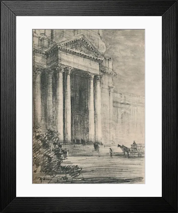 Framed Print : Val De Grace, c1927, (1927). Artist: Henry Franks Waring Framed Print : Val De Grace, c1927, (1927). Artist: Henry Franks Waring