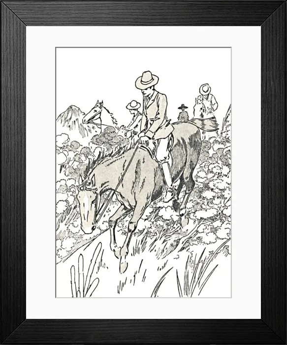 Framed Print : Most of these animals are hunted, 1912. Artist: Charles Robinson Framed Print : Most of these animals are hunted, 1912. Artist: Charles Robinson