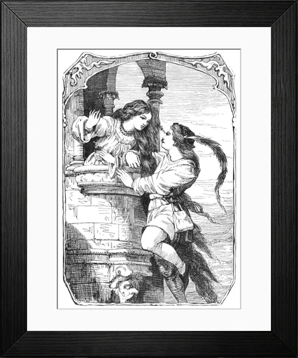 Framed Print : Rapunzel, 1901. Artist: Edward Henry Wehnert Framed Print : Rapunzel, 1901. Artist: Edward Henry Wehnert