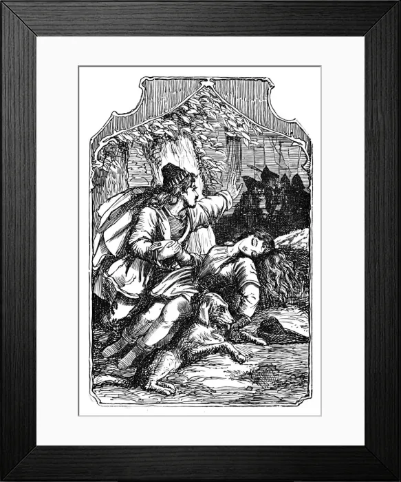 Framed Print : The Twelve Hunters, 1901. Artist: Edward Henry Wehnert Framed Print : The Twelve Hunters, 1901. Artist: Edward Henry Wehnert