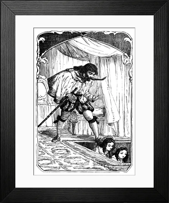 Framed Print : The Shoes Which Were Danced to Pieces, 1901. Artist: Edward Henry Wehnert Framed Print : The Shoes Which Were Danced to Pieces, 1901. Artist: Edward Henry Wehnert