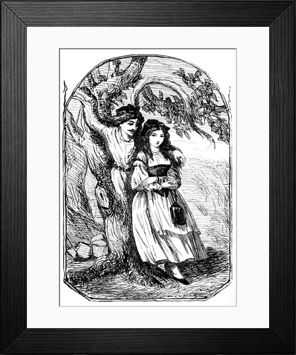 Framed Print : The Old Woman in the Wood, 1901. Artist: Edward Henry Wehnert Framed Print : The Old Woman in the Wood, 1901. Artist: Edward Henry Wehnert