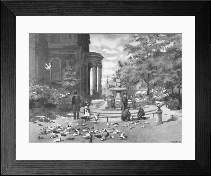 Framed Print : St. Paul's Churchyard, 1891. Creator: William Luker. St. Paul's Churchyard, 1891. Creator: William Luker Framed Print : St. Paul's Churchyard, 1891. Creator: William Luker. St. Paul's Churchyard, 1891. Creator: William Luker