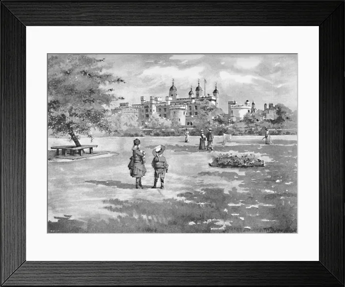 Framed Print : The Tower of London from Trinity Square, 1891. Creator: William Luker. The Tower of London from Trinity Square, 1891. Creator: William Luker Framed Print : The Tower of London from Trinity Square, 1891. Creator: William Luker. The Tower of London from Trinity Square, 1891. Creator: William Luker