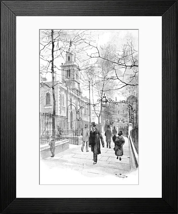 Framed Print : Alderman's Walk, Bishopsgate Street, 1891. Creator: William Luker. Alderman's Walk, Bishopsgate Street, 1891. Creator: William Luker Framed Print : Alderman's Walk, Bishopsgate Street, 1891. Creator: William Luker. Alderman's Walk, Bishopsgate Street, 1891. Creator: William Luker