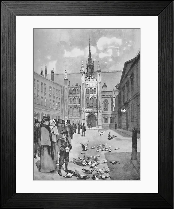 Framed Print : The Guildhall, Front Exit, 1891. Creator: William Luker. The Guildhall, Front Exit, 1891. Creator: William Luker Framed Print : The Guildhall, Front Exit, 1891. Creator: William Luker. The Guildhall, Front Exit, 1891. Creator: William Luker