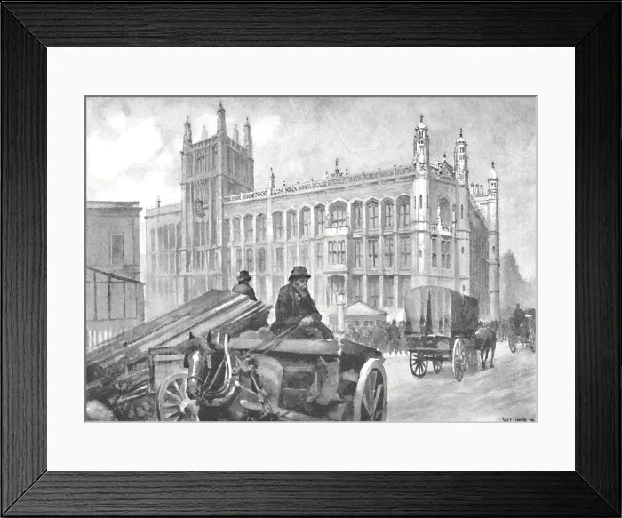 Framed Print : The Record Office, Fetter Lane, 1891. Creator: William Luker. The Record Office, Fetter Lane, 1891. Creator: William Luker Framed Print : The Record Office, Fetter Lane, 1891. Creator: William Luker. The Record Office, Fetter Lane, 1891. Creator: William Luker