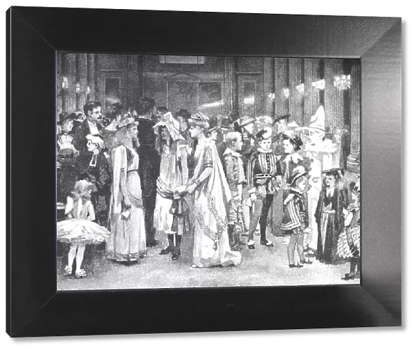 Juvenile Ball at the Mansion House - Between the Dances, 1891. Artist: William Luker