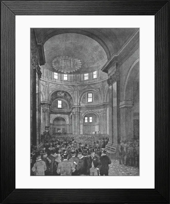 Framed Print : The Stock Exchange, 1891. Creator: William Luker. The Stock Exchange, 1891. Creator: William Luker Framed Print : The Stock Exchange, 1891. Creator: William Luker. The Stock Exchange, 1891. Creator: William Luker
