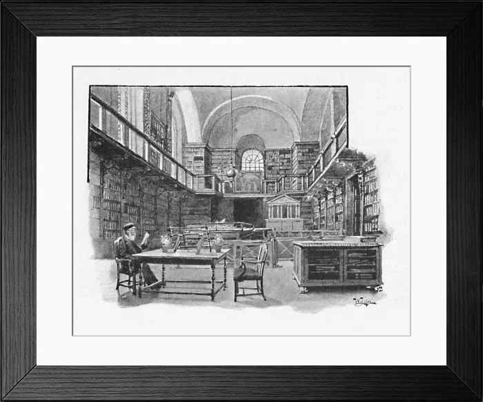 Framed Print : The Library, St. Paul's Cathedral, 1891. Creator: William Luker. The Library, St. Paul's Cathedral, 1891. Creator: William Luker Framed Print : The Library, St. Paul's Cathedral, 1891. Creator: William Luker. The Library, St. Paul's Cathedral, 1891. Creator: William Luker
