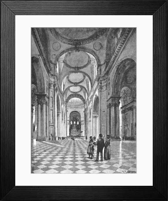 Framed Print : St. Paul's Cathedral, 1891. Creator: William Luker. St. Paul's Cathedral, 1891. Creator: William Luker Framed Print : St. Paul's Cathedral, 1891. Creator: William Luker. St. Paul's Cathedral, 1891. Creator: William Luker