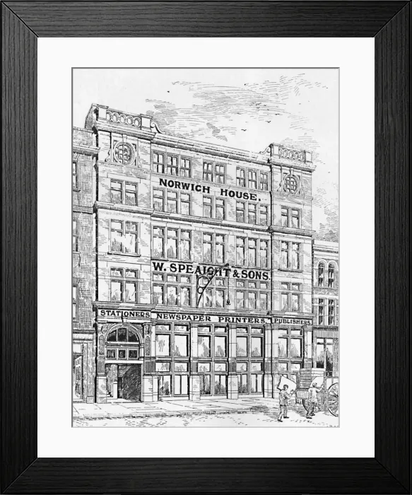Framed Print : The Works at Norwich Street, 1916 Framed Print : The Works at Norwich Street, 1916