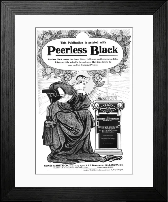 Framed Print : The Peerless Carbon Black Company, 1916 Framed Print : The Peerless Carbon Black Company, 1916