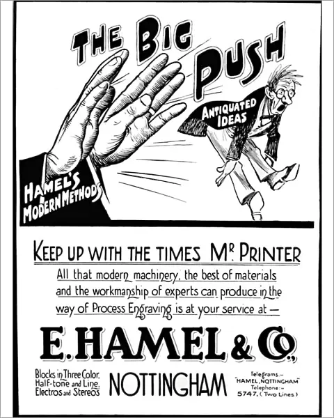 The Big Push - E. Hamel & Co. advert, 1916. Artist: E Hamel & Co