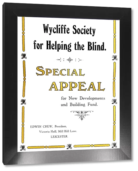 Wycliffe Society for Helping the Blind, 1919