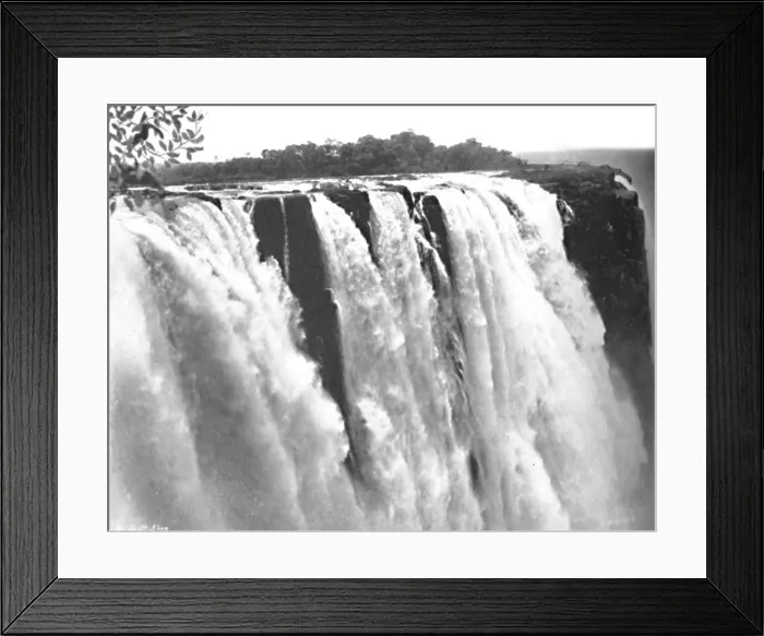 Framed Print : The Victoria Falls, 1910. Artist: FW Sykes