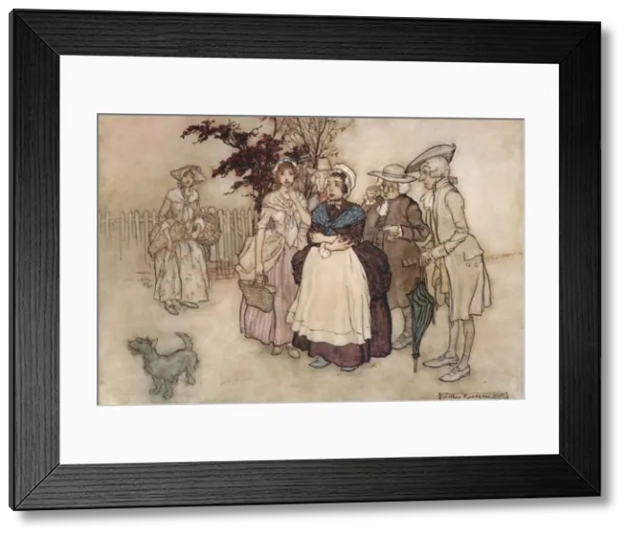 Framed Print : Rip Van Winkle, 1907. Artist: Arthur Rackham Framed Print : Rip Van Winkle, 1907. Artist: Arthur Rackham