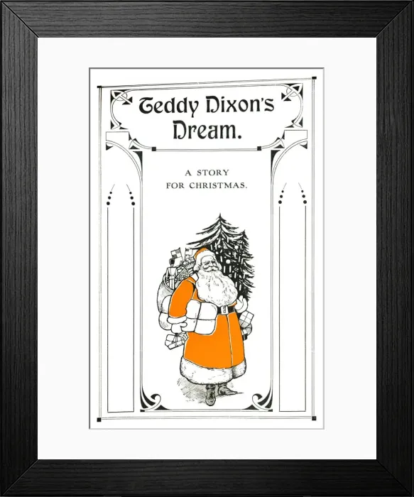 Framed Print : Teddy Dixons Dream. - A Story for Christmas, 1907. Artist: Soldan & Co Framed Print : Teddy Dixons Dream. - A Story for Christmas, 1907. Artist: Soldan & Co