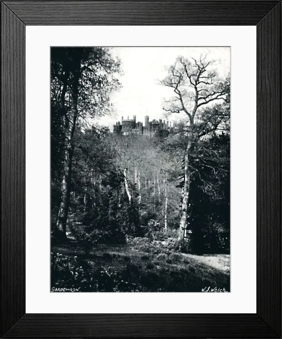 Framed Print : Belvoir Castle, 1919. Artist: WJ Welch Framed Print : Belvoir Castle, 1919. Artist: WJ Welch