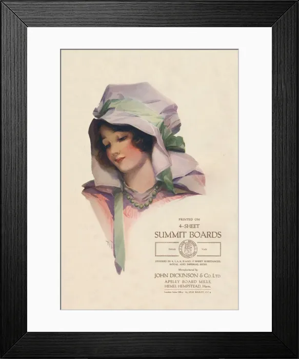 Framed Print : John Dickinson & Co. Ltd. picture, 1919. Artist: HT Framed Print : John Dickinson & Co. Ltd. picture, 1919. Artist: HT