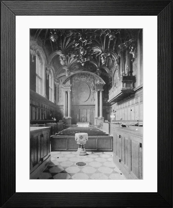 Framed Print : The Chapel, Hampton Court Palace, 1903 Framed Print : The Chapel, Hampton Court Palace, 1903