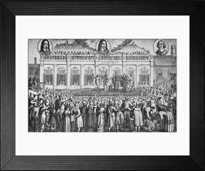 Framed Print : Execution of Charles I. c1649, (1903). Artist: Sebastian Furck Framed Print : Execution of Charles I. c1649, (1903). Artist: Sebastian Furck