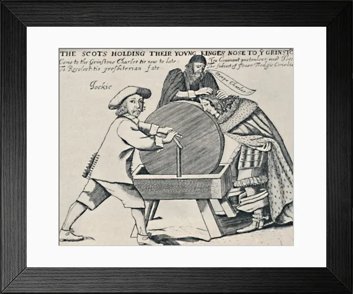 Framed Print : Charles II and the Kirk, 1651, (1903) Framed Print : Charles II and the Kirk, 1651, (1903)