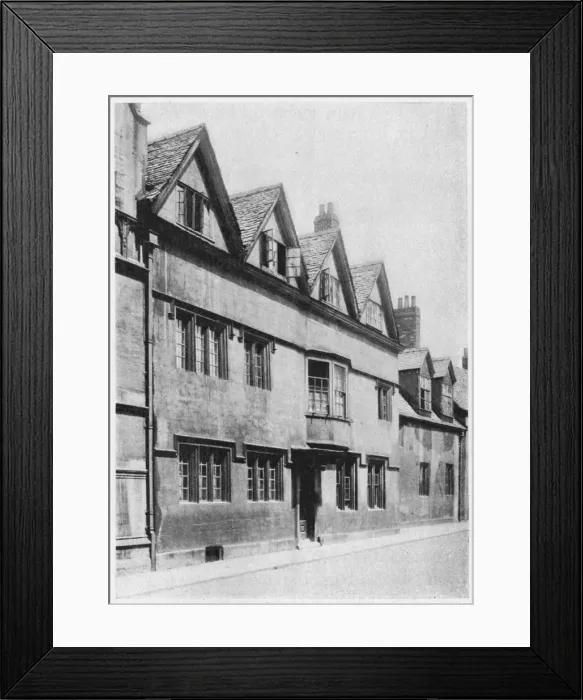 Framed Print : Biham or Beam Hall, Oxford, 1903 Framed Print : Biham or Beam Hall, Oxford, 1903